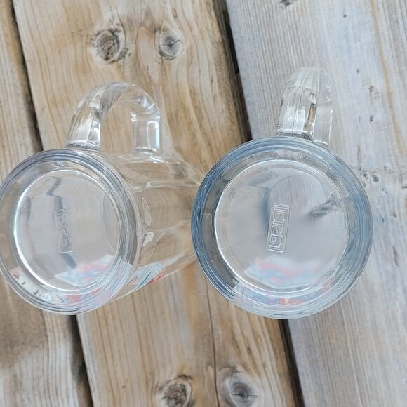 Vintage Fürstenberg Brewery Beer Glass PAIR - Picture 5 of 5